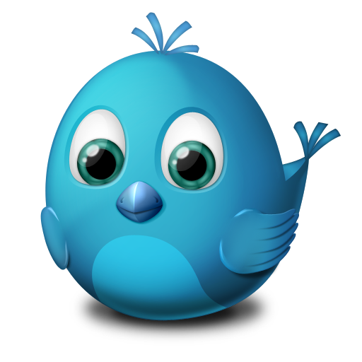 Иконка птичка twitter - твиттер, птичка, twitter