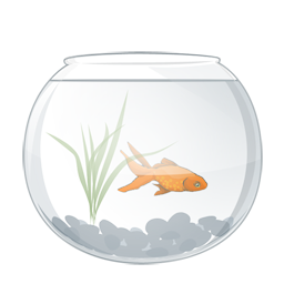 Иконка аквариум - рыбы, аквариум