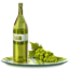 Иконка вино и виноград