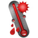 Иконка градусник - термометр, температура, градусник