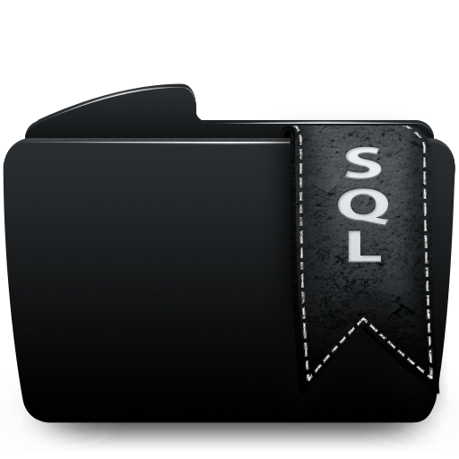 Иконка SQL - папка, sql