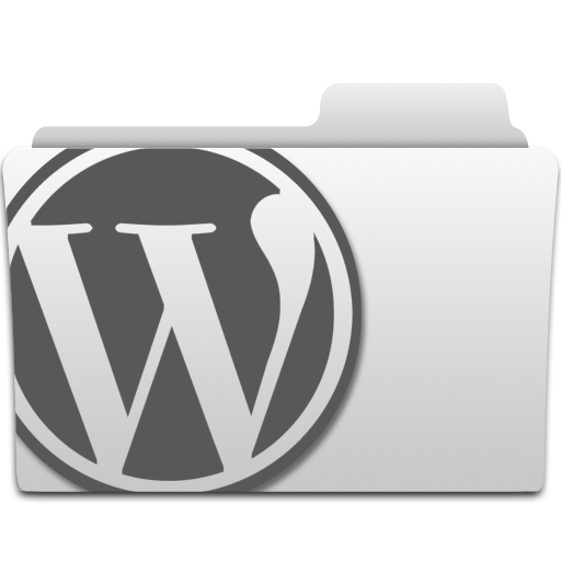 Иконка WordPress - папка, wp, wordpress, cms