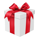 Белая подарочная ...