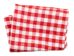 Красная клетчатая салфетка без фона (PNG) - ткань, салфетка, кухня