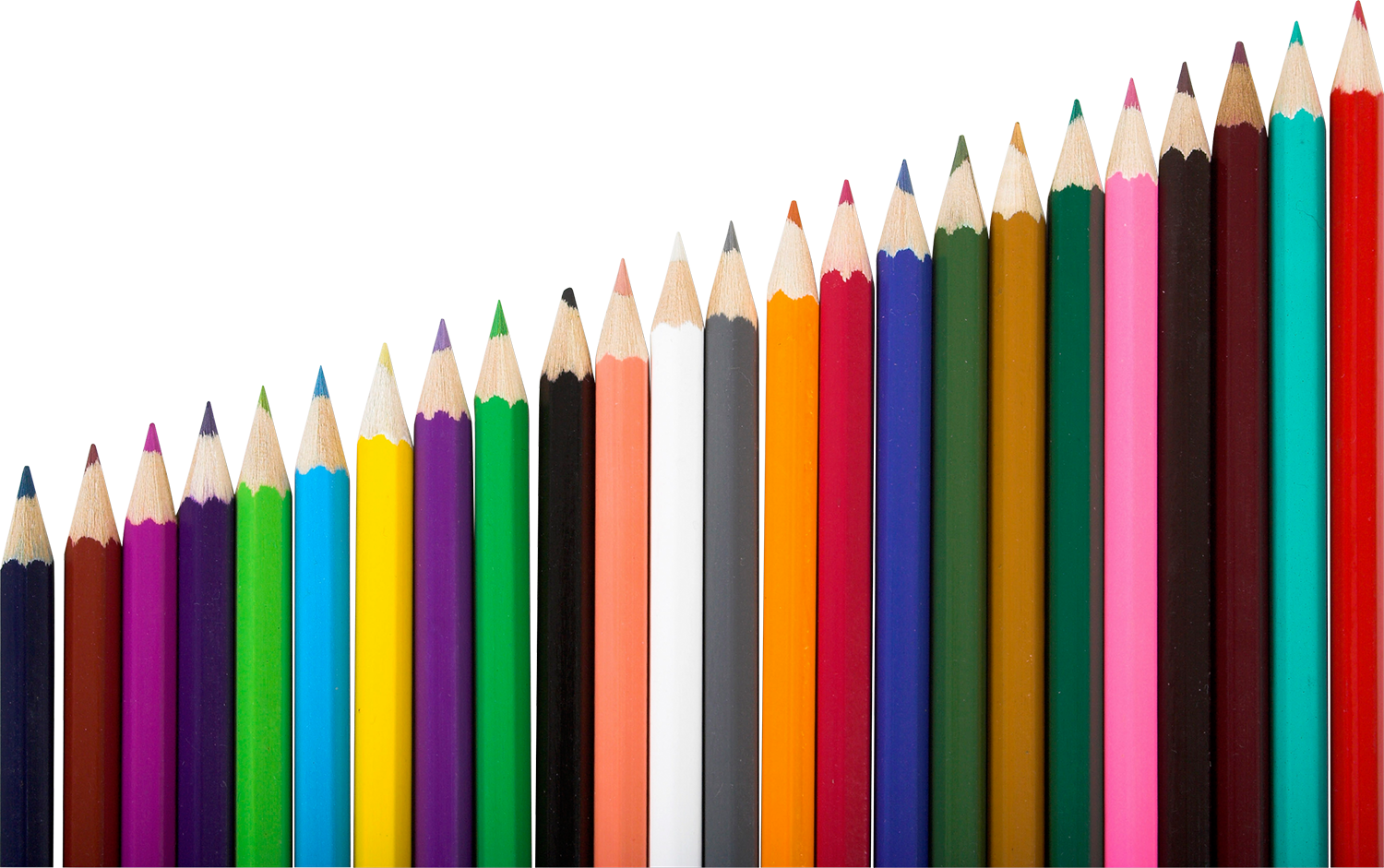 Цветные карандаши в png без фона