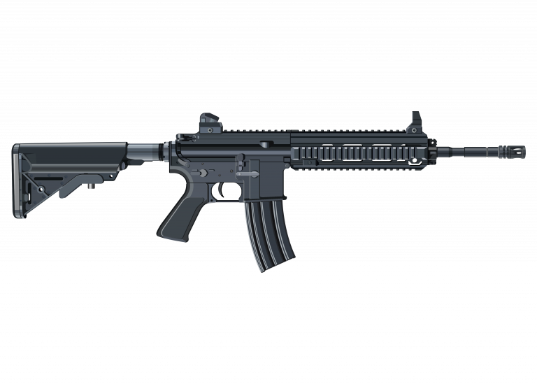 Картинка автомат (оружие) без фона в png