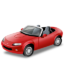 Иконка красный автомобиль
