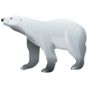 Иконка белый медведь - медведь