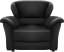 Черное кресло