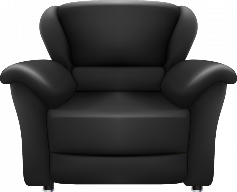 Черное кресло - мебель, кресло
