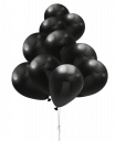 Черные воздушные шарики