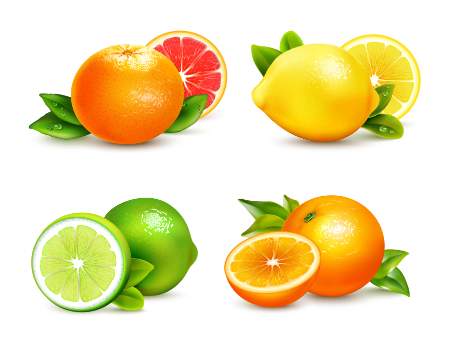 Цитрусы - цитрусовые, лимон, лайм, апельсин
