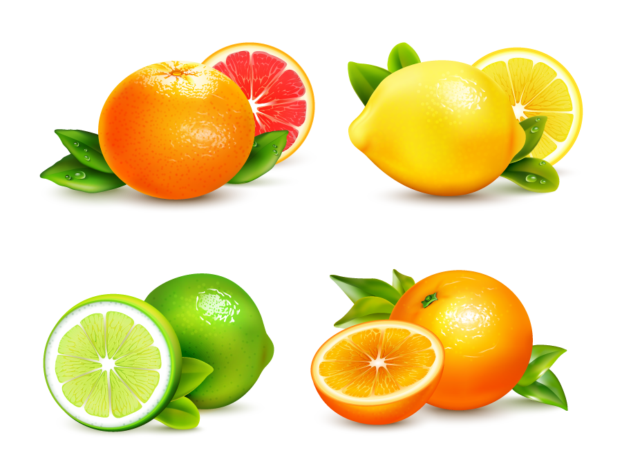Цитрусы - цитрусовые, лимон, лайм, апельсин