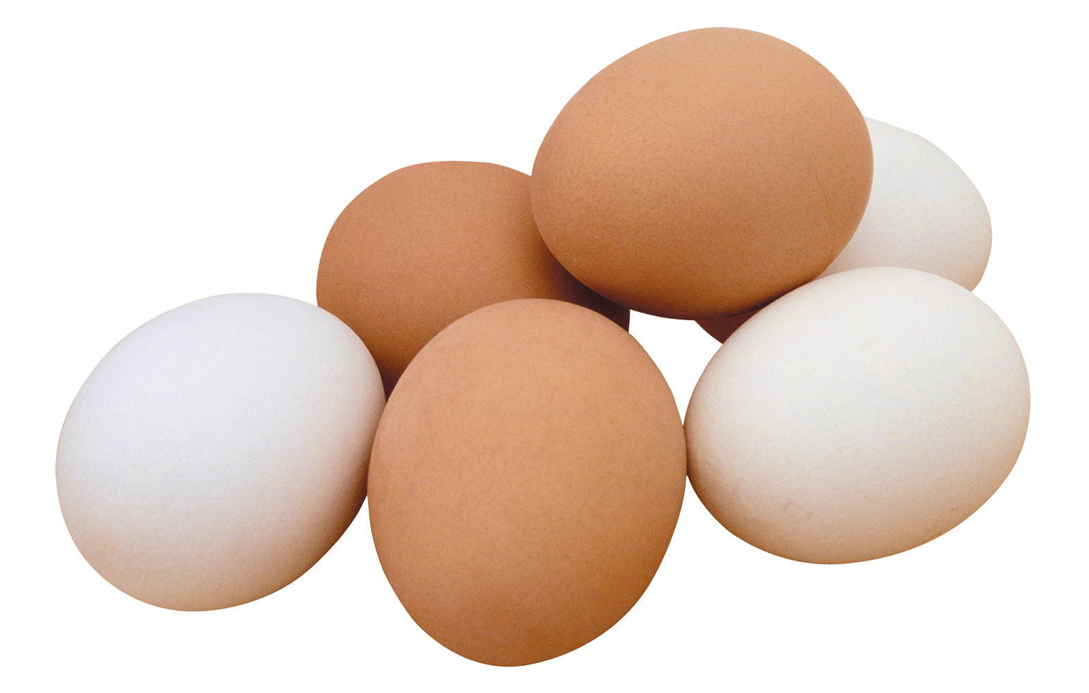 Куриные яйца без фона
