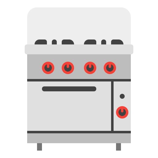 Иконка газовая плита - кухня
