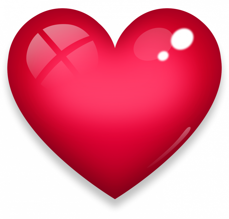 Глянцевое сердечко - сердце, сердечки, любовь, День святого Валентина