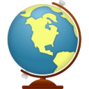 Иконка глобус - карта, земля, глобус