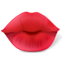 Иконка губы / поцелуй