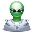 Иконка инопланетянин - нло, инопланетянин
