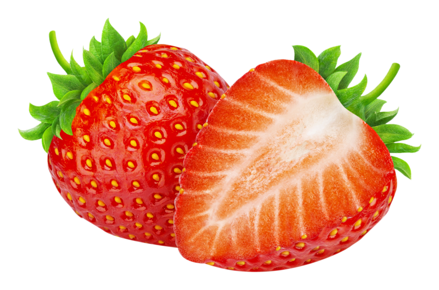 Клубника без фона - ягоды, продукты, клубника, еда