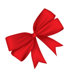 Красный бант png без фона - бантик, бант