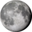 Луна на прозрачном фоне