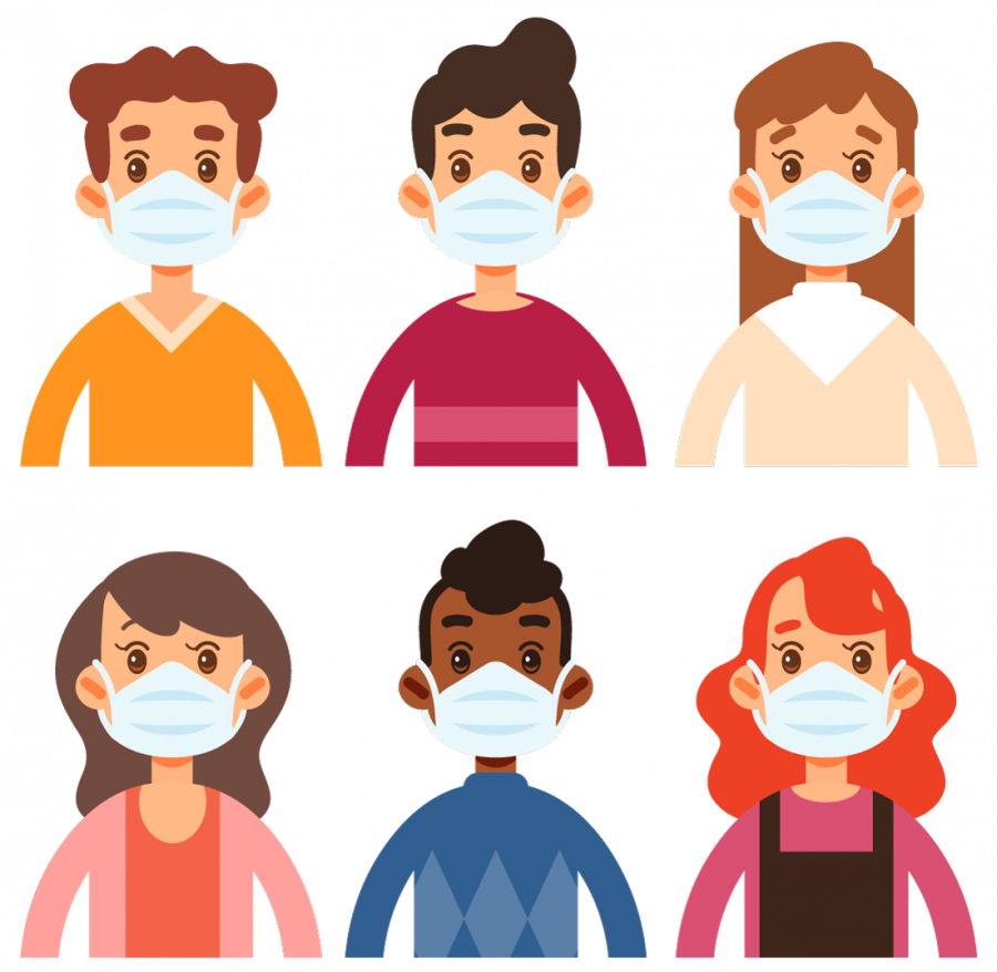 Люди в медицинских масках - медицина, маска, люди, коронавирус