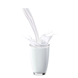 Молоко в стакане - стакан, продукты, молоко