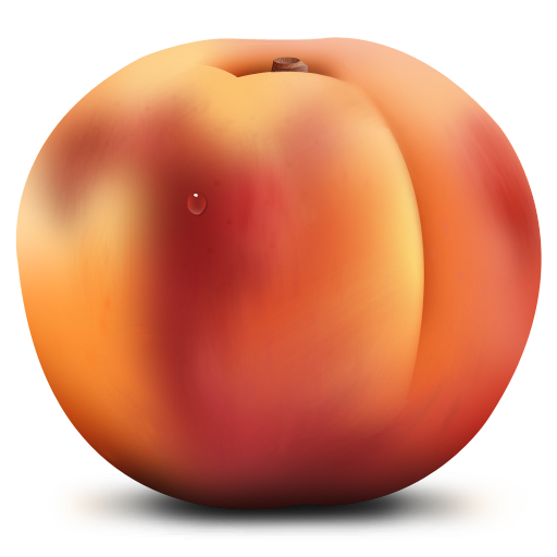 Иконка персик - фрукты, персик