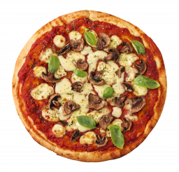 Пицца с грибами - фастфуд, пицца, еда, выпечка