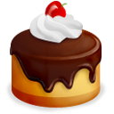 Иконка пирожное - сладости, сладкое, пирожное, выпечка