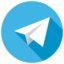 Круглая иконка Telegram