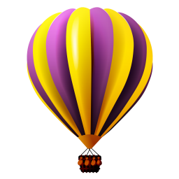 Воздушный шар - для презентаций, воздушный шар